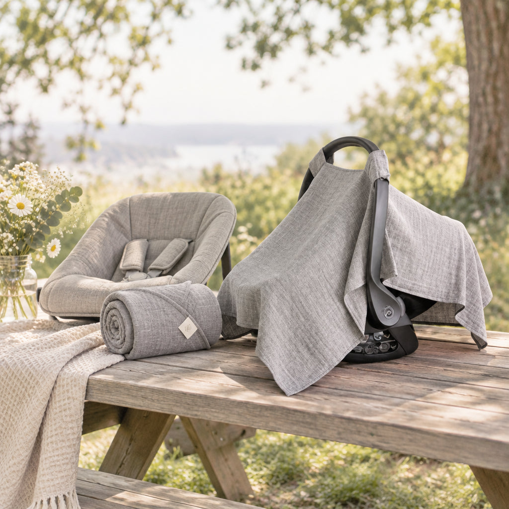 Pare-soleil-poussette-coton-naturel-gris