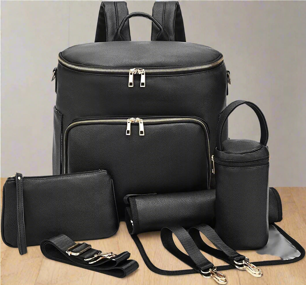 Sac-à-dos-à-langer-gracieux-multiples-accessoires