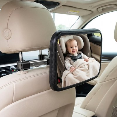 Bébé dans miroir voiture bebe visibilité optimale