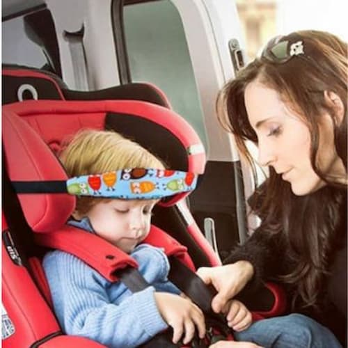 cale tête siège auto ergonomique motif hibou