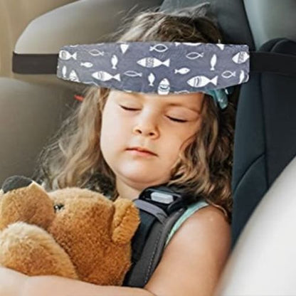 cale tête siège auto ergonomique motif poisson