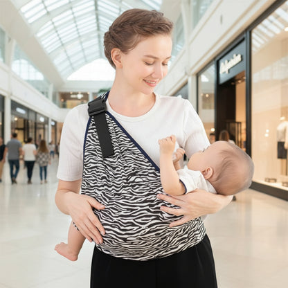 Porte bébé écharpe ergonomique zébré