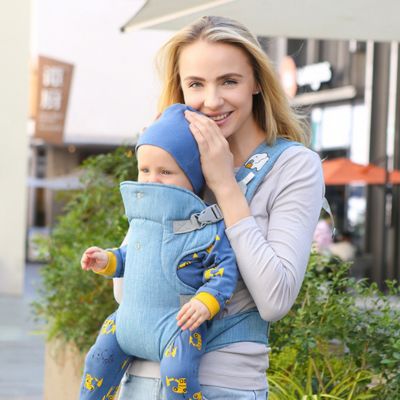 Porte bebe kangourou 3 positions bleu