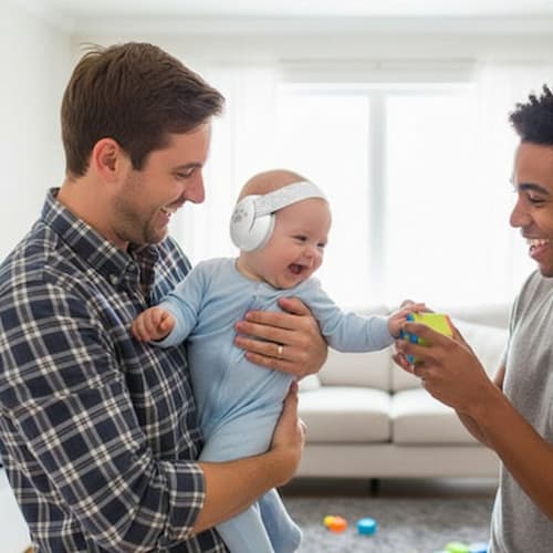 Poupon socialise avec casque anti bruit bebe protection plus