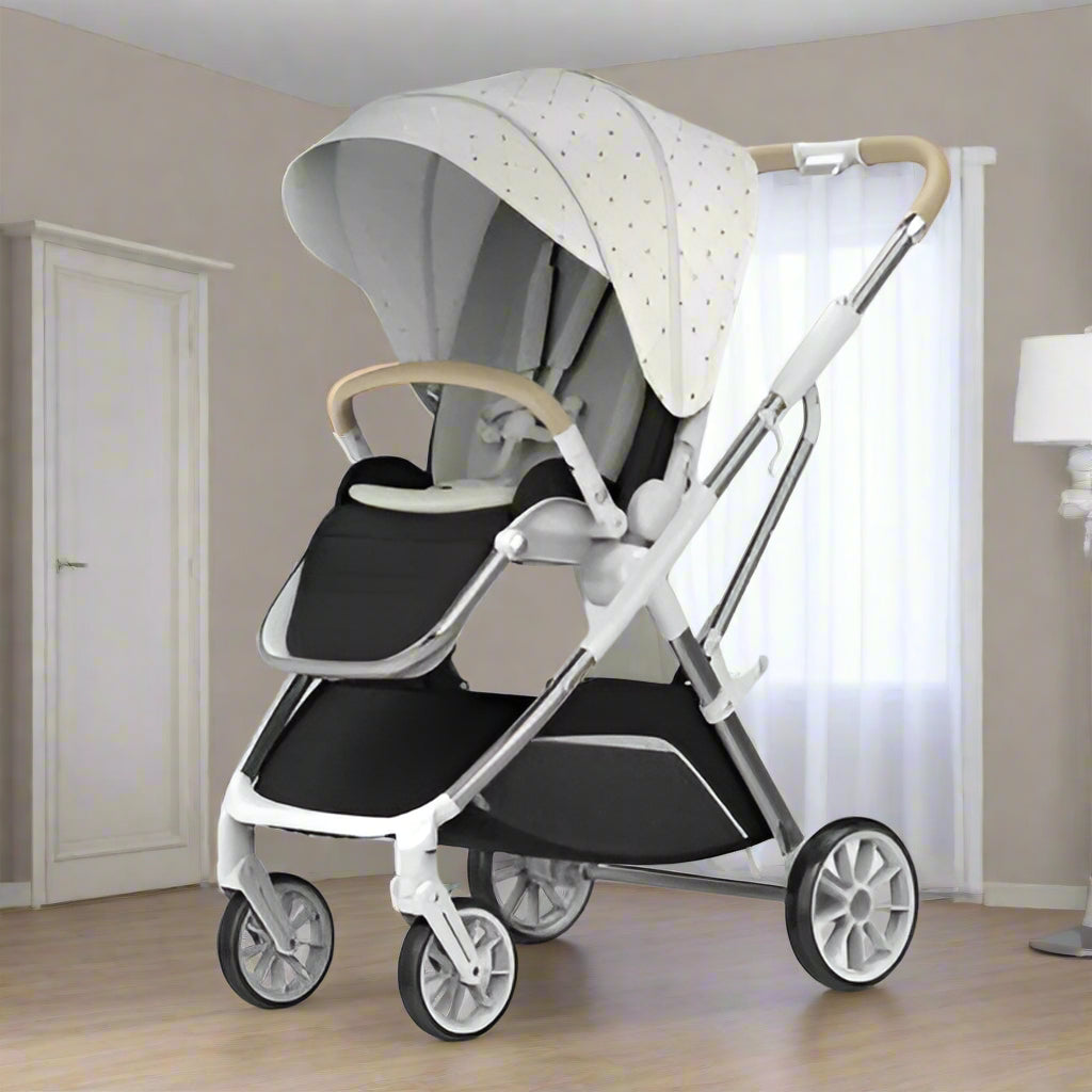 Poussette-bebe-portable-blanc