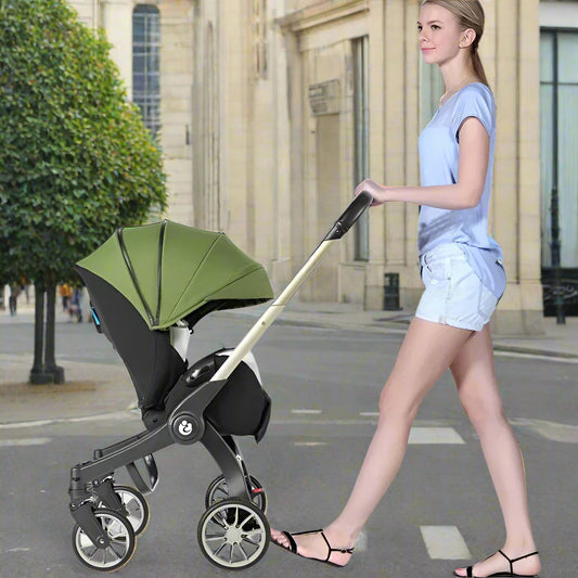 Poussette-pliable-balade-vert