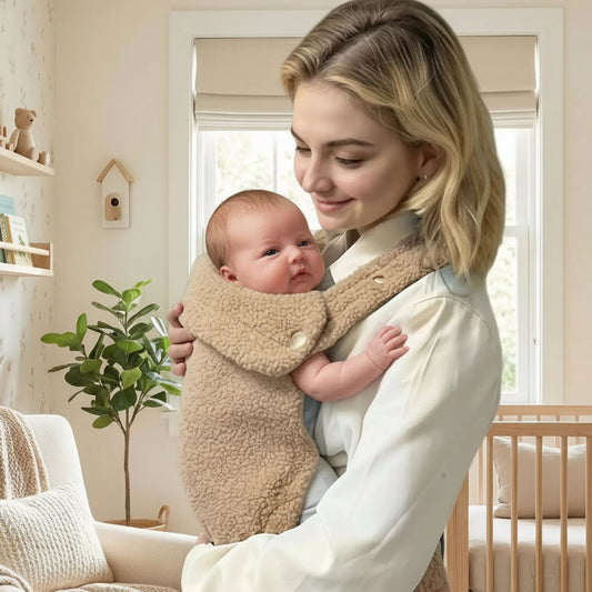 Réconfort maman avec porte bebe kangourou douceur velouté