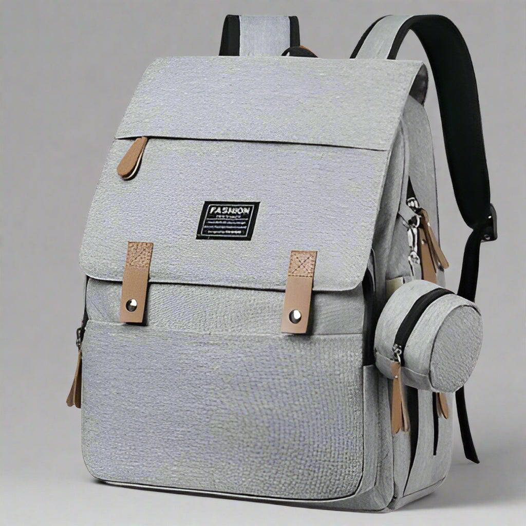 Sac-à-dos-à-langer-chic-gris