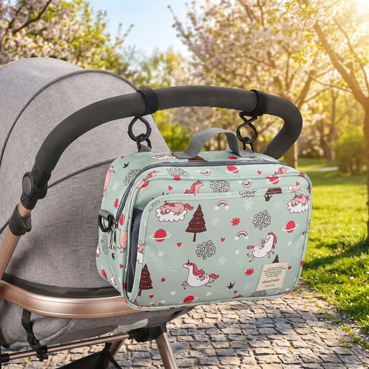 Sac à langer pour poussette balade motif  hiver