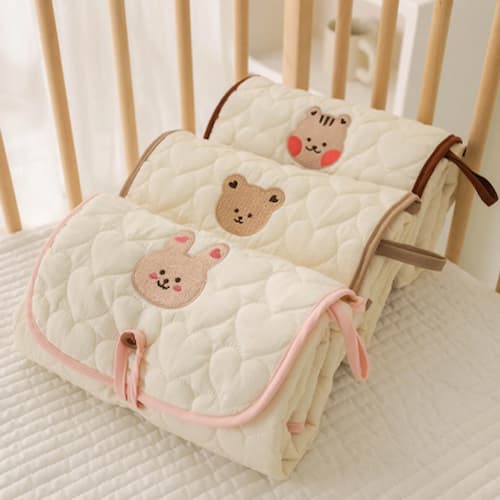 tapis à langer nomade animaux forêt 3 variantes