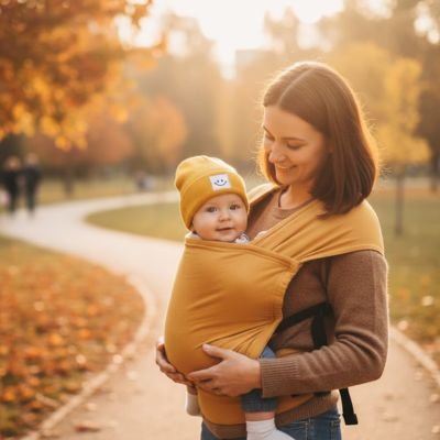 Bonnet bebe sourire jaune