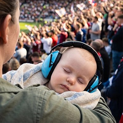 casque anti bruit pour bebe confort  premium bleu