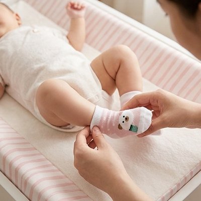chaussettes bebe animaux adorables ourson
