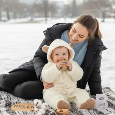 combinaison hiver pour bebe petit ange blanc