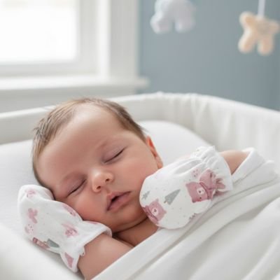 moufles pour bebe tendresse rose