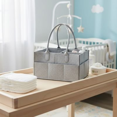 Panier rangement bebe ultra-pratique dans chambre d'enfant