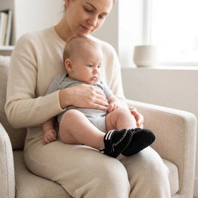 premier pas bebe chaussure découverte noir